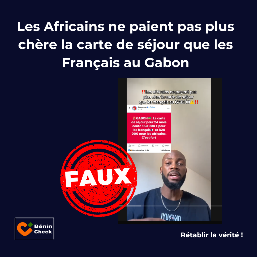Carte de séjour au Gabon : Français favorisés face aux Africains ? La vérité derrière une polémique virale – Bénin Check